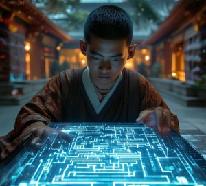 22年3月第33期图谜探秘，小和尚的数字世界